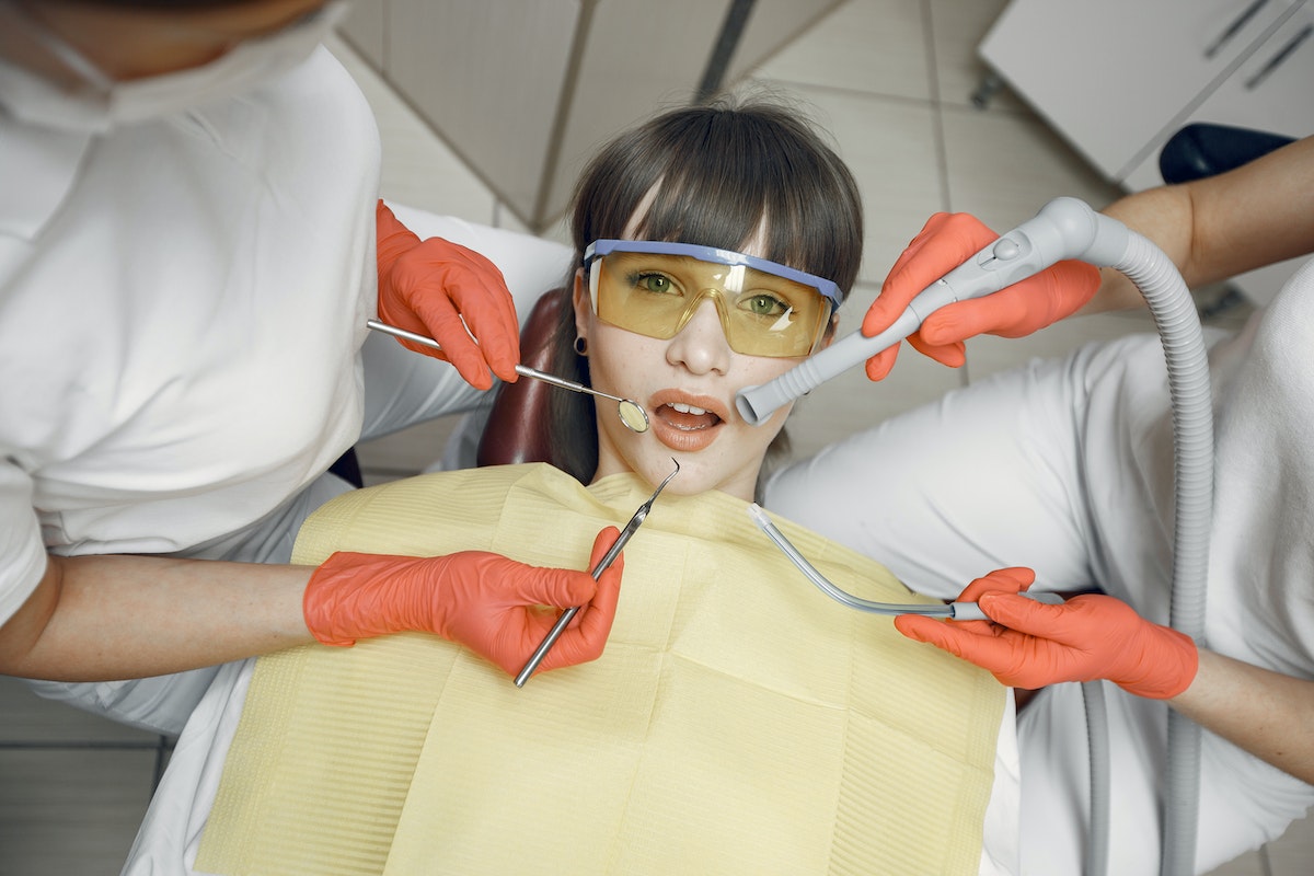 A Woman on a Dental Check-up